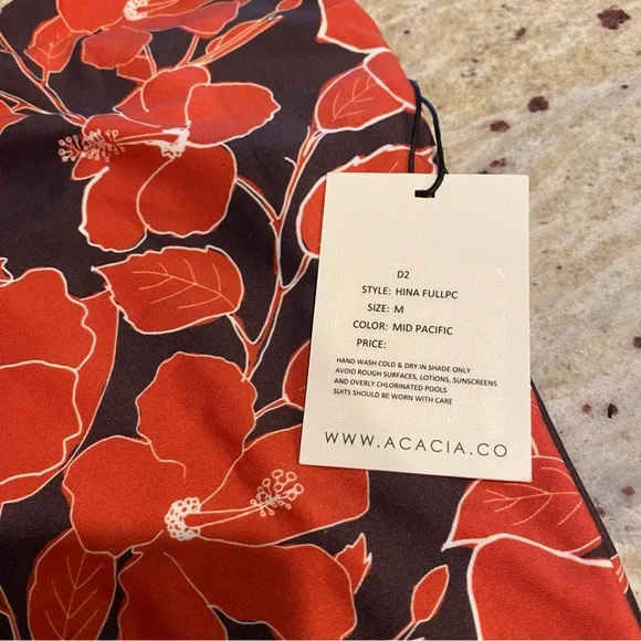 Acacia Hina Mid Pacific Medium one piece swimsuit - Picture 2 of 3